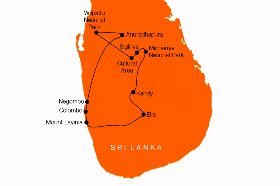 10 Day Safaris of Sri Lanka