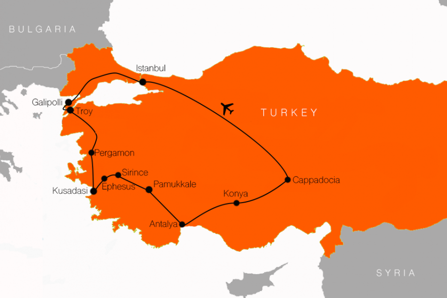 Turkey tour package with flights
