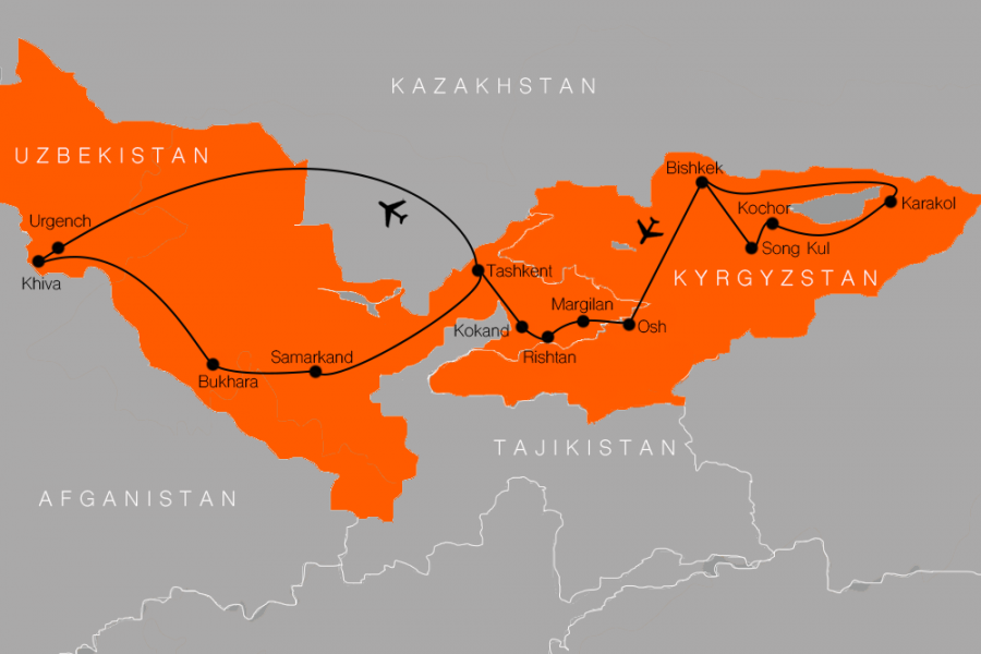 Tour of Uzbekistan and Krygystan