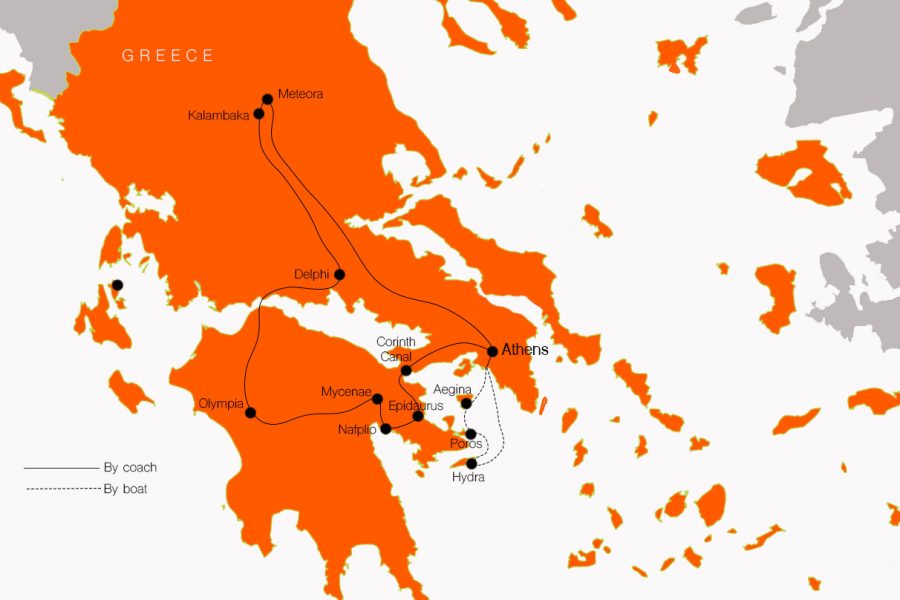 8 DAY MAGIC OF ANCIENT GREECE LAND AND BOAT