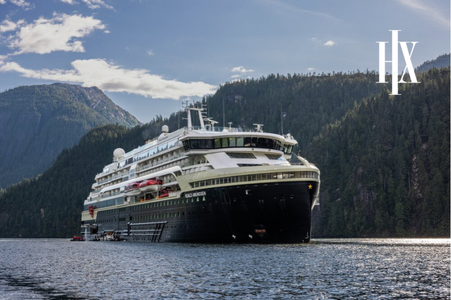 Alaska - Misty Fjords - MS Roald Amundsen - HX with Logo