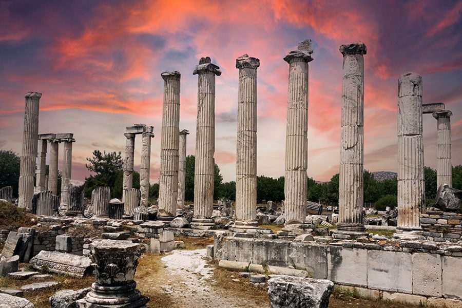 Aphrodisias was a small ancient Greek Hellenistic city in the historic Caria cultural region of western Anatolia, Turkey.