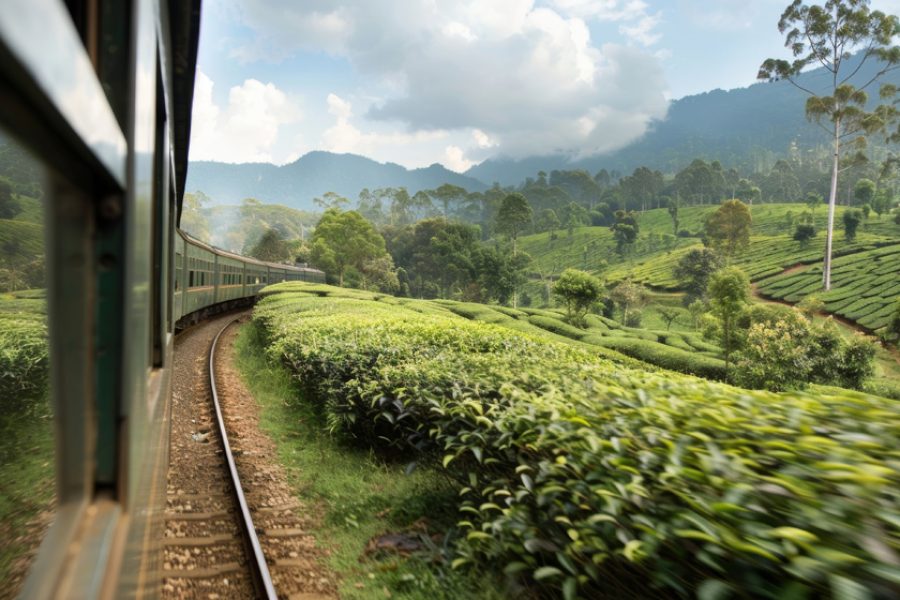 The tranquility of the tea plantations is a welcome escape from the chaos of everyday life.